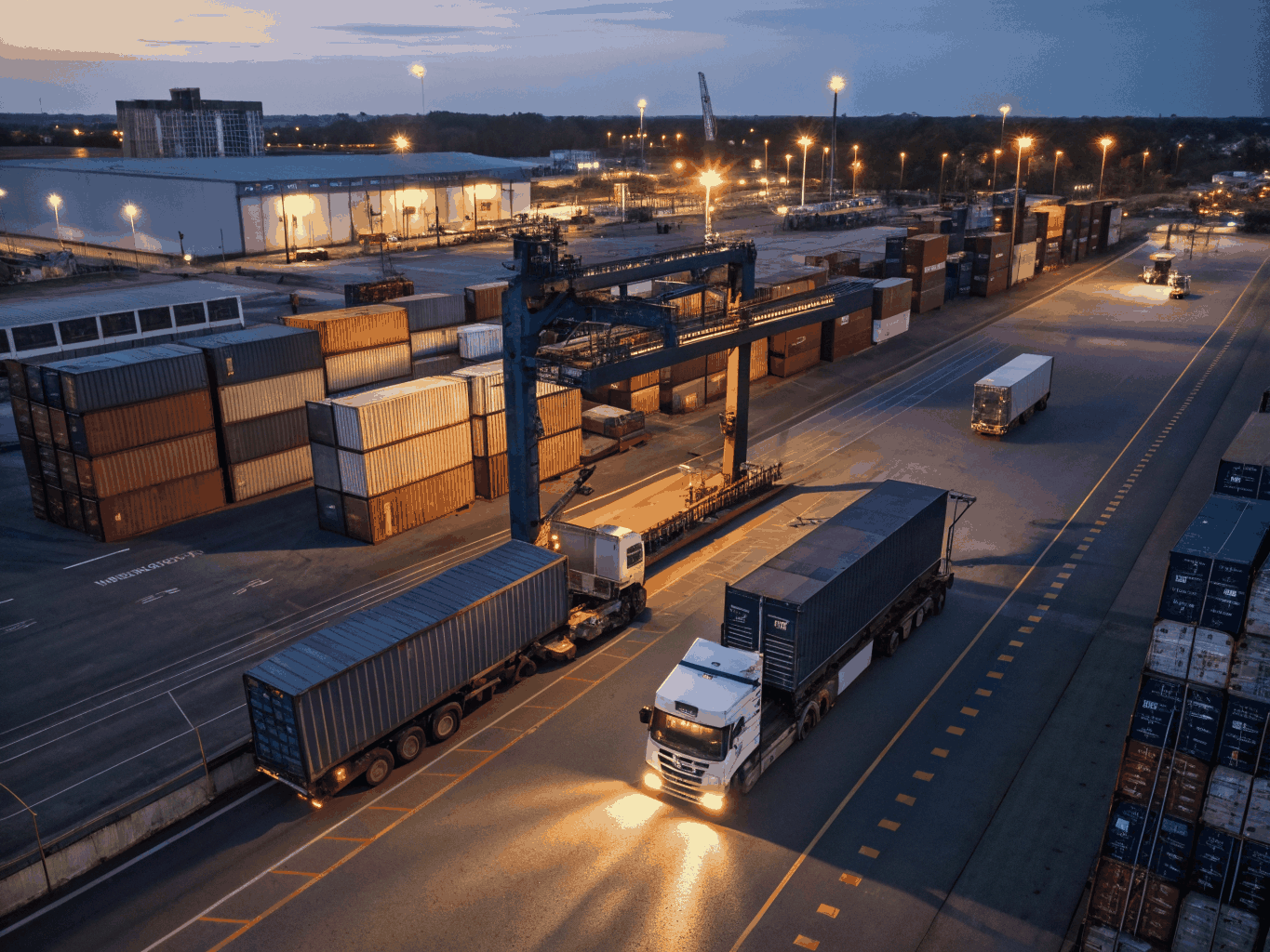 Logistics hub optimization